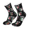 Italia Italy Italian Flag Performance Running Sock Comfort Sox Light Bobbysocks Casual Socks for Mens and Womens view 3