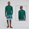 Men's Long Sleeve Swim Shirts Rash Guard UPF 50+ UV Sun Protection Shirt Athletic Workout Running Hiking T-Shirt Swimwear EmeraldGreen XL view 2