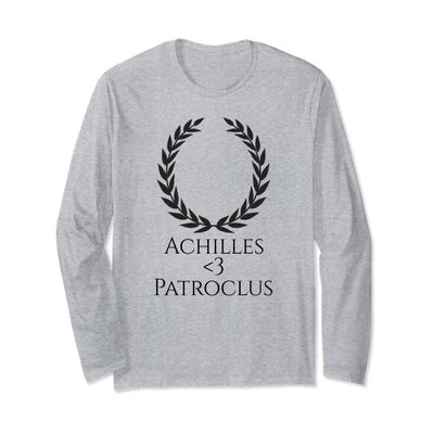 Ancient Greek Mythology LGBT Gay Pride Achilles <3 Patroclus Long Sleeve T-Shirt