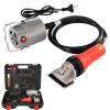 XYEJL 690W Horsehair Shears,Professional Horse Hair Clipper,Flexible Shaft Electric Horsehair Scissors,Low Vibration Electric Equine Shears,for Horses,Llamas,Cattle,Alpacas,Red-110V view 1