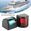 Yuecoom DC 12-24V Boat Navigation Lights Red and Green IP66 Protection Weatherproof Seal ABS Plastic Boat Lights Bow and Stern view 2