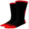 Epic Youth Tiger Striped Calf - Cute Novelty Fun Design Kneehigh/Otc Socks Pair Black/Red (SMALL) SOCK SIZE PR view 1