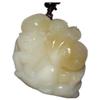2.4" China Certified Nature Hetian Nephrite Jade Laughing Buddha Necklace Pendants view 1