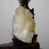 2.4" China Certified Nature Hetian Nephrite Jade Laughing Buddha Necklace Pendants view 2