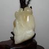 2.4" China Certified Nature Hetian Nephrite Jade Laughing Buddha Necklace Pendants view 4