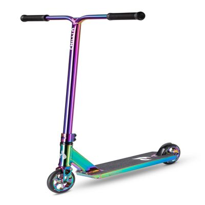 Chilli Pro Scooter- Reaper Reloaded Neochrome Extreme Intermediate and Beginner Stunt Scooter, Reinforced Steel T-Bar, Spider IHC Compression, 120mm Wheels, for Ages 8+