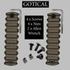 Gotical 9 Slots Picatinny Rail Section for Handguard Flat Dark Earth Fit for 21mm Picatinny/Weaver Rails view 2