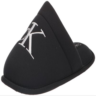 Calvin Klein Men's Xenith Slipper, Black, 8
