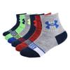 Under Armour Baby Boys Multi Pack Quarter Sock, Color Block, 12-24 Months view 1