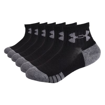 Under Armour Baby Boys Multi Pack Quarter Sock, Black Tech, 0-6 Months