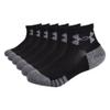 Under Armour Baby Boys Multi Pack Quarter Sock, Black Tech, 0-6 Months view 1