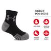 Under Armour Baby Boys Multi Pack Quarter Sock, Black Tech, 0-6 Months view 2