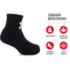 Under Armour Baby Boys Multi Pack Quarter Sock, Black, 12-24 Months US view 2