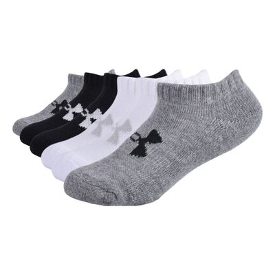 Under Armour Boys Multi Pack Low Cut Sock, Grey Low Cut, 2-4T US