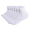 Under Armour Boys Multi Pack Quarter Sock, White, 12-24 Months US view 1