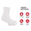 Under Armour Boys Multi Pack Quarter Sock, White, 12-24 Months US view 2