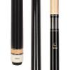 ASKA L3 No Wrap Pool Cue Stick, 58" Hard Rock Canadian Maple, 13mm Hard Tip, 5/16x18 Stainless Steel Joint (18-Ounce, Black) view 1