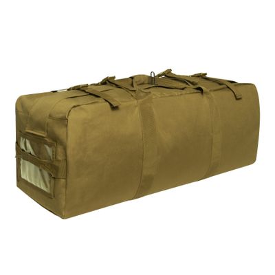 Rothco Enhanced Duffle Bag 76L Capacity for Heavy-Duty Use and Versatile Travel Coyote Brown