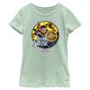 Marvel Girl's Hero Badge T-Shirt, Mint, X-Large view 2