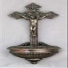 CatholicStore Crucifixion Holy Water Font, Cold Cast Bronze, 11" view 1