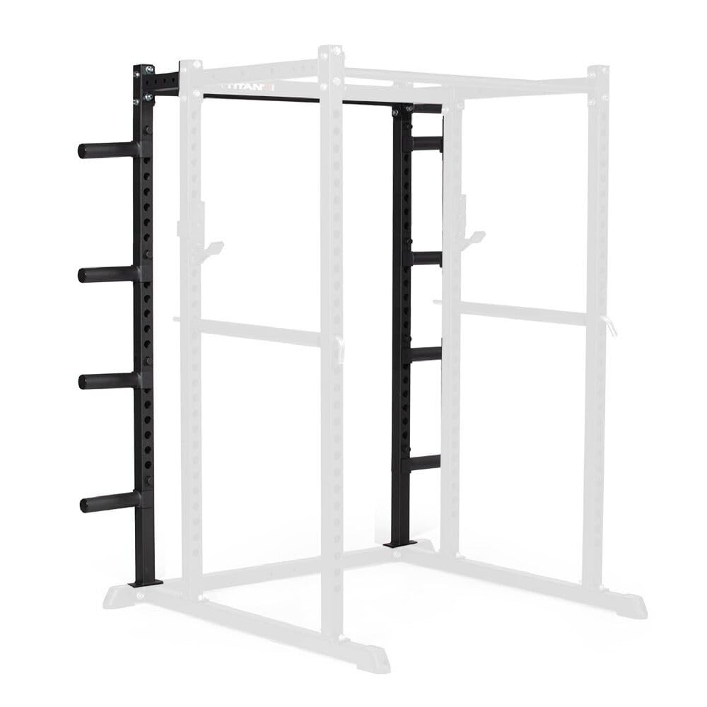 Titan Fitness T-2 Series 71" Short 10" Depth Power Rack Extension Kit, 440 LB Capacity Extension Cage, Multifunctional Workout Weight Rack with Weight Plate Holders