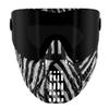 G.I. Sports Empire E-Flex Paintball Goggle Protective Mask w/Smoke & Clear Lens - Limited Edition Zebra view 3