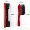 Framendino, Wooden Billiards Pool Table and Rail Brush Set Wood Billiard Cleaner Cleaning Tools Supplies (Red-Brown, 2 Pack) view 2