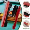 Framendino, Wooden Billiards Pool Table and Rail Brush Set Wood Billiard Cleaner Cleaning Tools Supplies (Red-Brown, 2 Pack) view 3