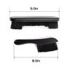 Framendino, Wooden Billiards Pool Table and Rail Brush Set Wood Billiard Cleaner Cleaning Tools Supplies (Black, 2 Pack) view 2