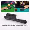 Framendino, Wooden Billiards Pool Table and Rail Brush Set Wood Billiard Cleaner Cleaning Tools Supplies (Black, 2 Pack) view 4
