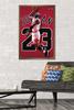 Trends International Michael Jordan - Jersey Wall Poster, 22.375" x 34", Bronze Framed Version view 2