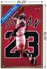 Trends International Michael Jordan - Jersey Wall Poster, 22.375" x 34", Bronze Framed Version view 3