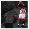 Trends International Michael Jordan - Can't Accept Not Trying Wall Poster, 22.375" x 34", White Framed Version view 1