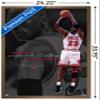 Trends International Michael Jordan - Can't Accept Not Trying Wall Poster, 22.375" x 34", Bronze Framed Version view 3