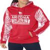 Zubaz NFL Men's Team Color Pullover Hoodie With Classic Zebra Print Accents - Arizona Cardinals - Medium view 1