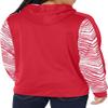 Zubaz NFL Men's Team Color Pullover Hoodie With Classic Zebra Print Accents - Arizona Cardinals - Medium view 2