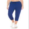 Leggings Depot Womens Relaxed fit Jogger Pants - Track Cuff Sweatpants with Pockets, Capri-Royal, Small view 2