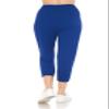 Leggings Depot Womens Relaxed fit Jogger Pants - Track Cuff Sweatpants with Pockets, Capri-Royal, Small view 3