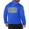 LOS ANGELES RAMS TEAM COLOR FULL ZIP HOOD W/ 2-COLOR ZEBRA ACCENT & BACK GRAPHIC view 2