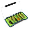 Fly Fishing Flies Assortment Kit Dry Wet Nyphms Tenkara Popper Streamer Woolly Bugger for Trout Bass Salmon Steelhead with Fly Box (60PCS BH-Nymphs Set) view 1