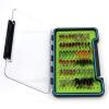 Fly Fishing Flies Assortment Kit Dry Wet Nyphms Tenkara Popper Streamer Woolly Bugger for Trout Bass Salmon Steelhead with Fly Box (60PCS BH-Nymphs Set) view 2