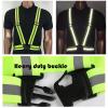TopTie High Visibility & Comfortable Reflective Vest, Gear for Jogging, Biking, Walking, 2 x Armbands Included-NeonGreen-L view 3