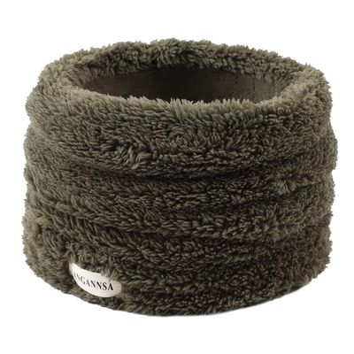 JANGANNSA Fleece Boys Girls Scarf Warm Winter Autumn Kids Collar Scarf Neck Warmer Children Scarf 1-6Y (Army Green)