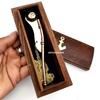 ARTIZANSTORE Collection Nautical Maritime Brass/Copper Boatswain Whistle~Bosun Call Pipe~with Wood Box view 3