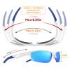 FEISEDY Polarized Sports Sunglasses Driving Cycling Shades For Men Women Baseball Running UV Protection Sunglasses B2878 view 3