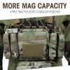 VISMIX Tactical Chest Rig, Adjustable & Detachable Chest Rig Molle Military Chest Bag Pack with Magazine Pouch view 2