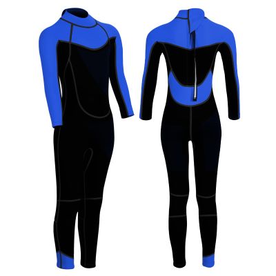 FLEXEL Kids Wetsuit for Boys Girls Toddlers, 2mm Back Zipper Shorty Wetsuit, 3mm Long Sleeve Back Zip Full Wetsuit, Neoprene Thermal Swimsuits for Diving Surfing Swim Lessons