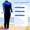 FLEXEL Kids Wetsuit for Boys Girls Toddlers, 2mm Back Zipper Shorty Wetsuit, 3mm Long Sleeve Back Zip Full Wetsuit, Neoprene Thermal Swimsuits for Diving Surfing Swim Lessons view 3