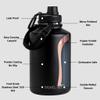 DRINCO Stainless Steel Water Bottle Spout Lid Vacuum Insulated Double Wall Water Bottles Wide Mouth (64oz 40oz 32oz 22oz 18oz 14oz) Leak Proof Keep Cold Sport Camping Hiking view 4