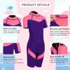 FLEXEL Kids Wetsuit for Boys Girls Toddlers, 2mm Back Zipper Shorty Wetsuit, 3mm Long Sleeve Back Zip Full Wetsuit, Neoprene Thermal Swimsuits for Diving Surfing Swim Lessons view 3